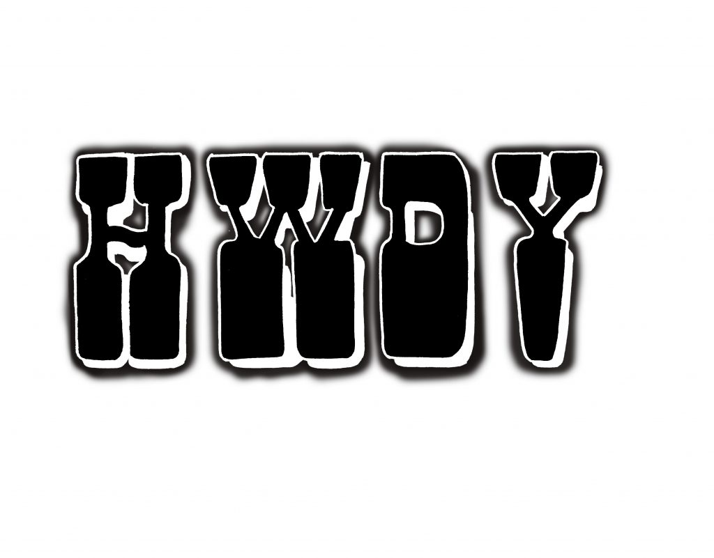 Logo HWDY blanco y negro